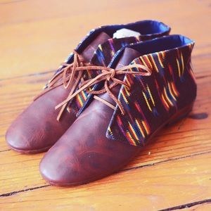 COPY - One-of-a-kind leather booties by Osborn